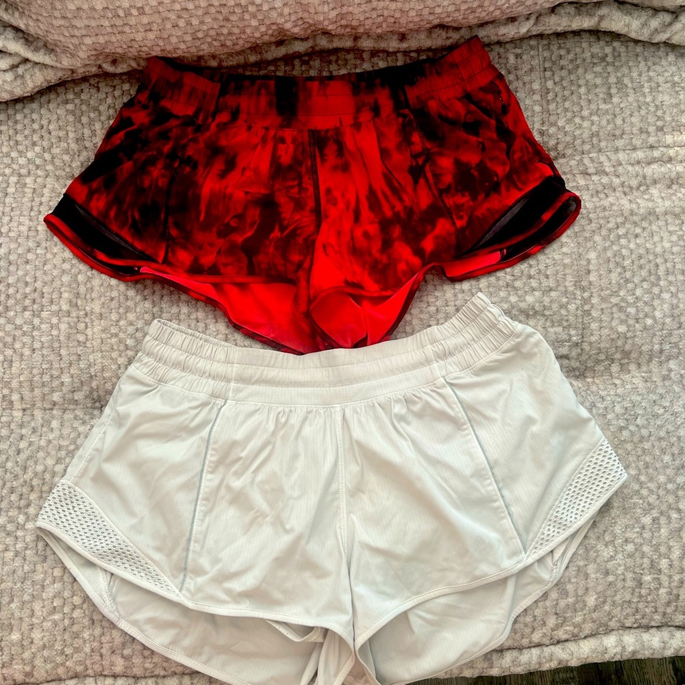 Lululemon hotty hot shorts size 10